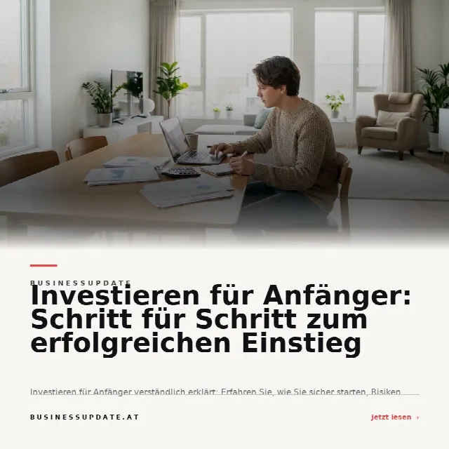 Share-Card fuer Investieren für Anfänger: Schritt für Schritt zum erfolgreichen Einstieg
