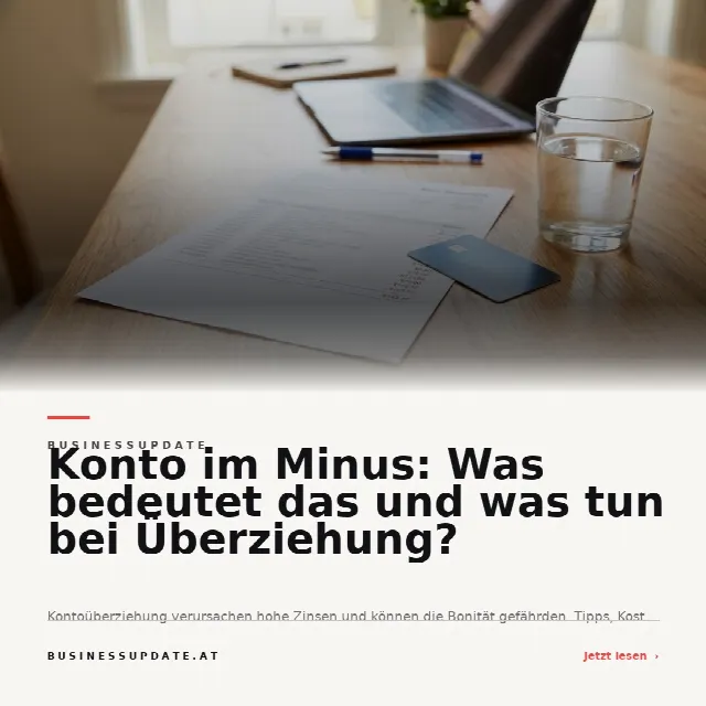 Share-Card fuer Konto im Minus: Was bedeutet das und was tun bei Überziehung?